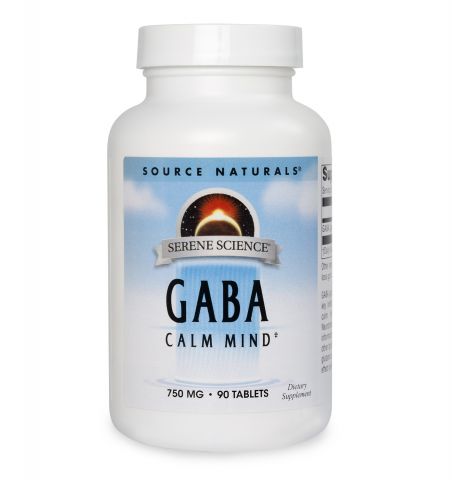 GABA, 750mg, 90 Tablets